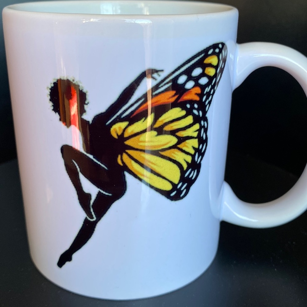 Black Butterfly Mug